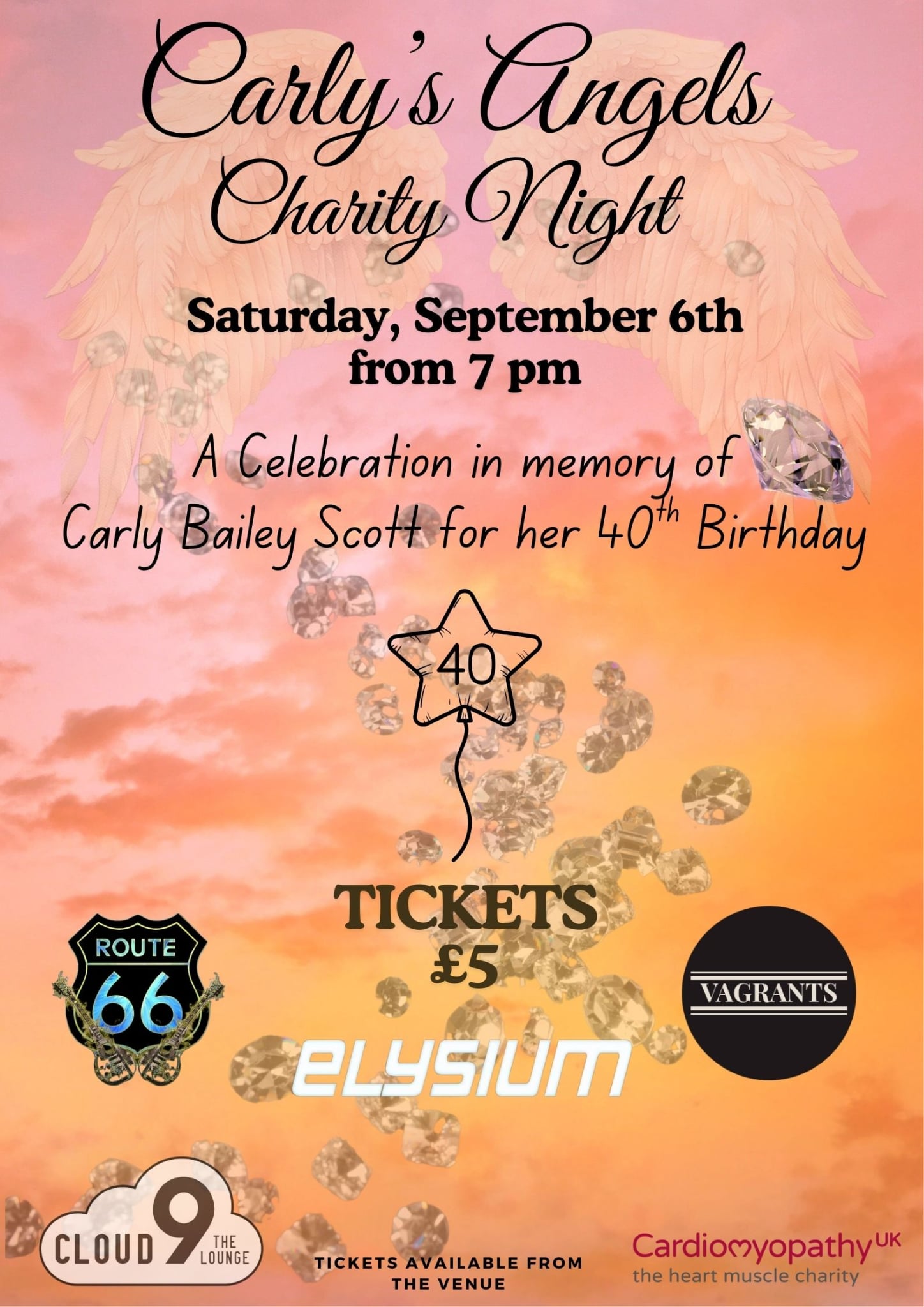 Carly's Angels Charity Night @ Cloud 9